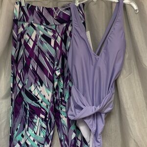 Lavender One Piece Swimsuit